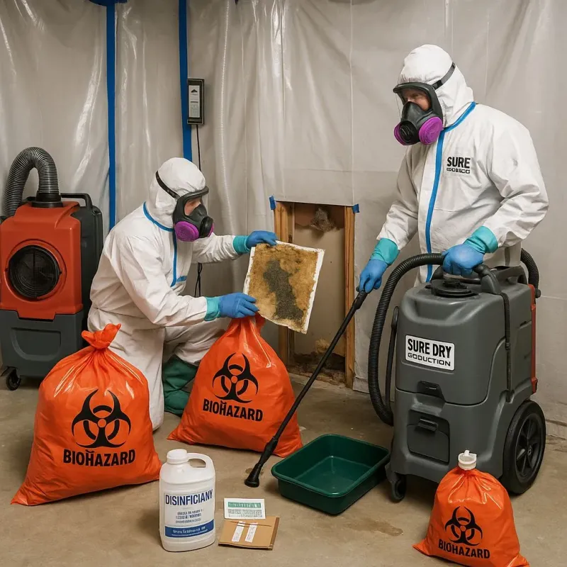 Contaminated Water Handling Protocols process in South Hutchinson, KS